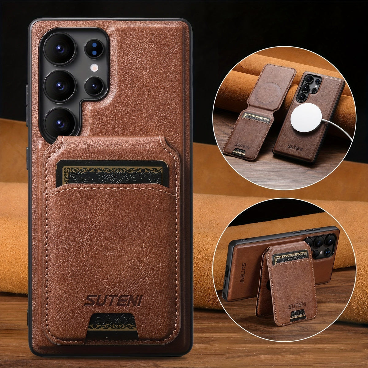 MagFold Wallet Stand Case For Samsung Galaxy S Series