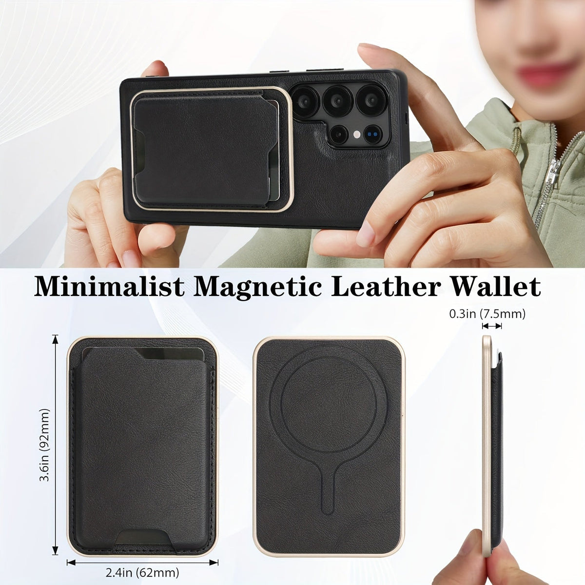 ExecLayer Pro – 2-in-1 Business Leather Wallet Case for Galaxy S Ultra & Plus Series