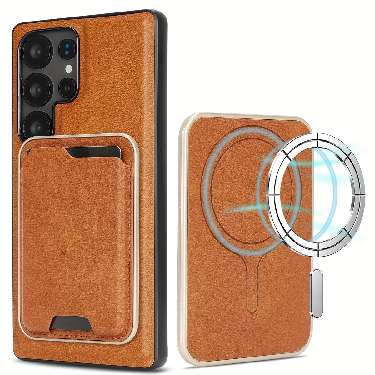 ExecLayer Pro – 2-in-1 Business Leather Wallet Case for Galaxy S Ultra & Plus Series