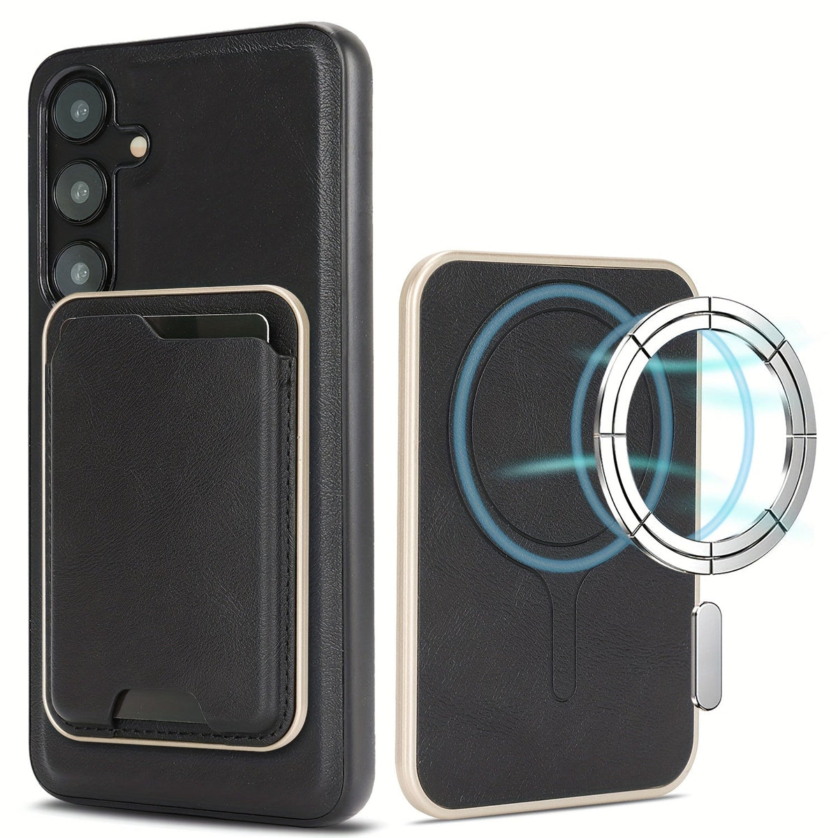 ExecLayer Pro – 2-in-1 Business Leather Wallet Case for Galaxy S Ultra & Plus Series