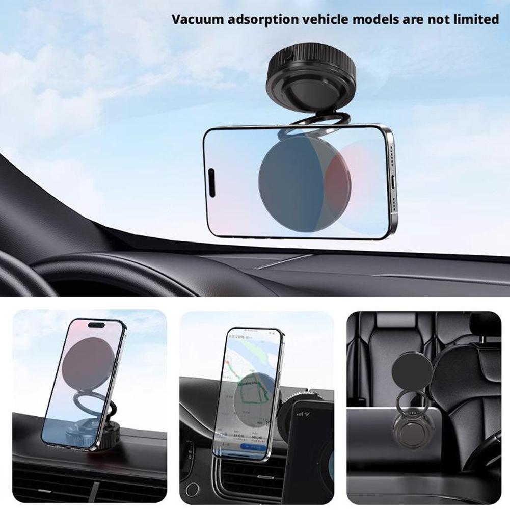 MagHold™ 360° Vacuum Magnetic Phone Mount – Car & Home Use