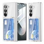 FlexView Clear – Transparent Card Holder Case with Stand for Z Fold