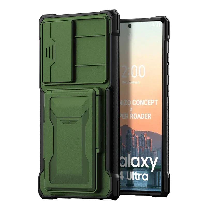 Shockproof S24 Ultra Case with Card Holder - Odin case