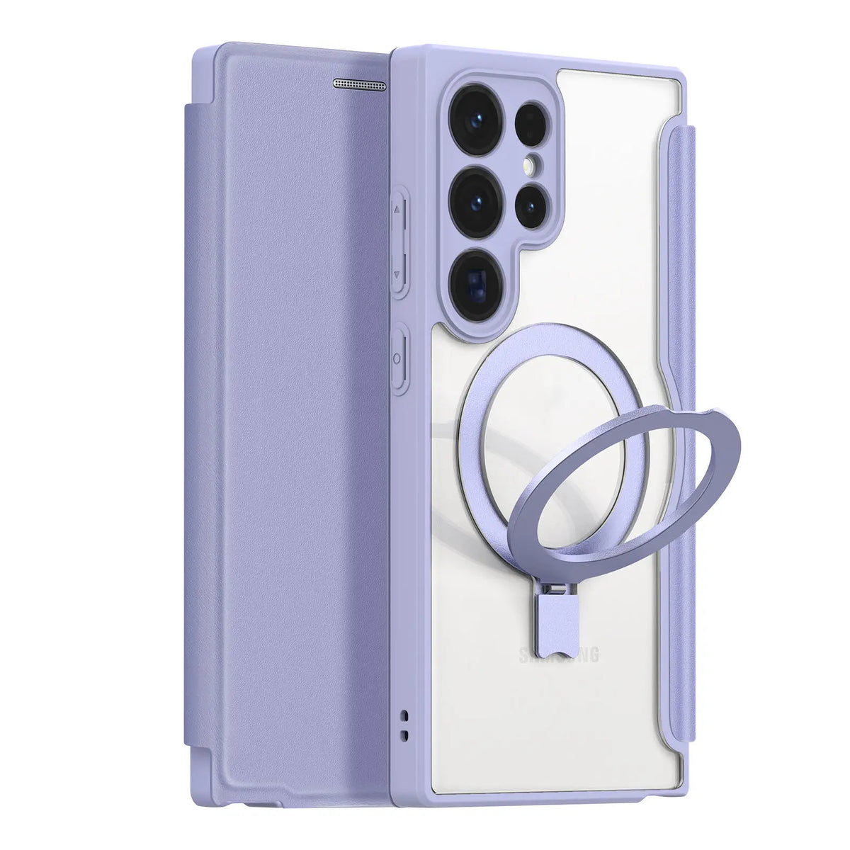 Slim Magnetic S24 Ultra Case with Kickstand & Card Slot - Odin case