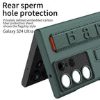 Shockproof S24 Ultra Case with Bracket & Wrist Strap - Odin case