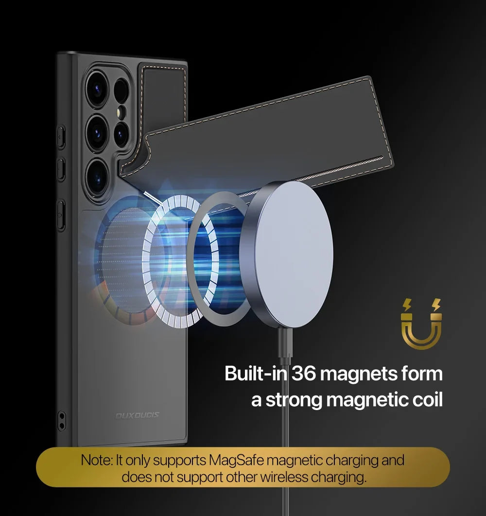 Magnetic 3-in-1 Wallet Case for Samsung S24 Series