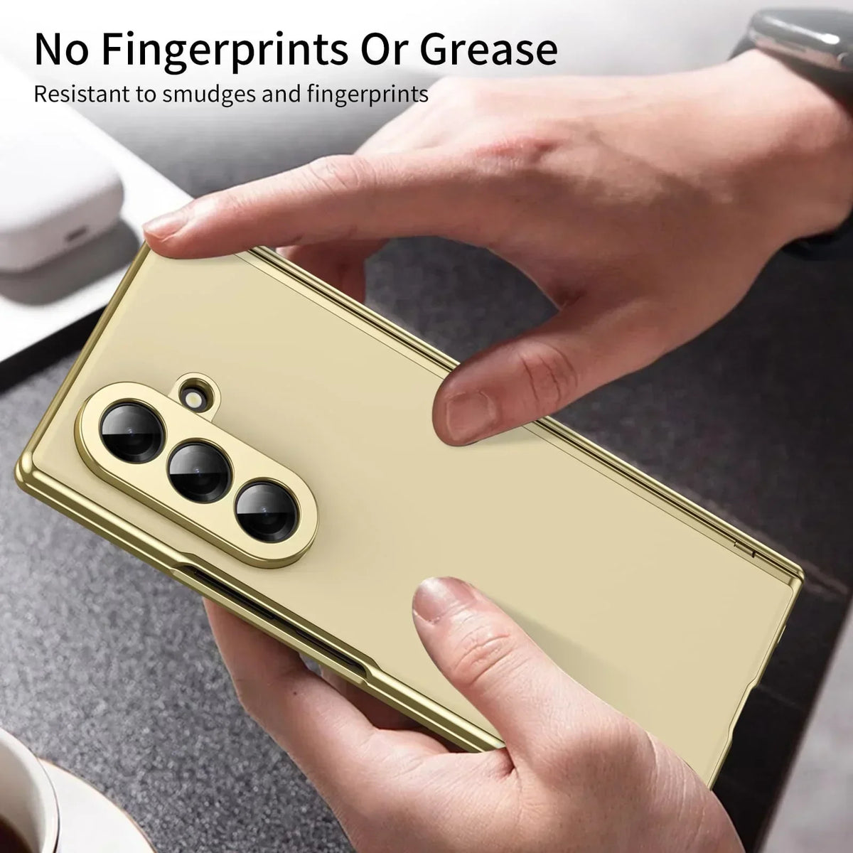 MagFold Slim – Magnetic Leather Case for Galaxy Z Fold