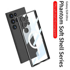 Samsung Galaxy S24 Transparent Magnetic Wireless Charging Case - Odin case