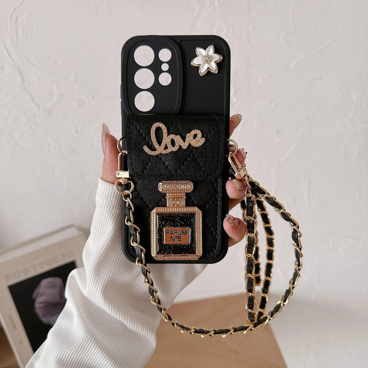 StrapLux Crossbody Wallet Case