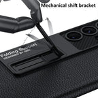 Ultra Thin Leather S24 Ultra Case with Bracket - Odin case
