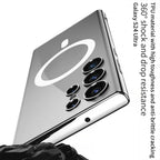 Samsung Galaxy S24 Transparent Magnetic Wireless Charging Case - Odin case