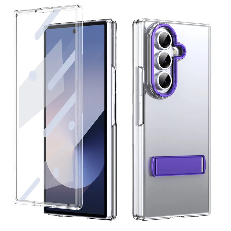 Transparent Kickstand Case for Galaxy Z Fold 7