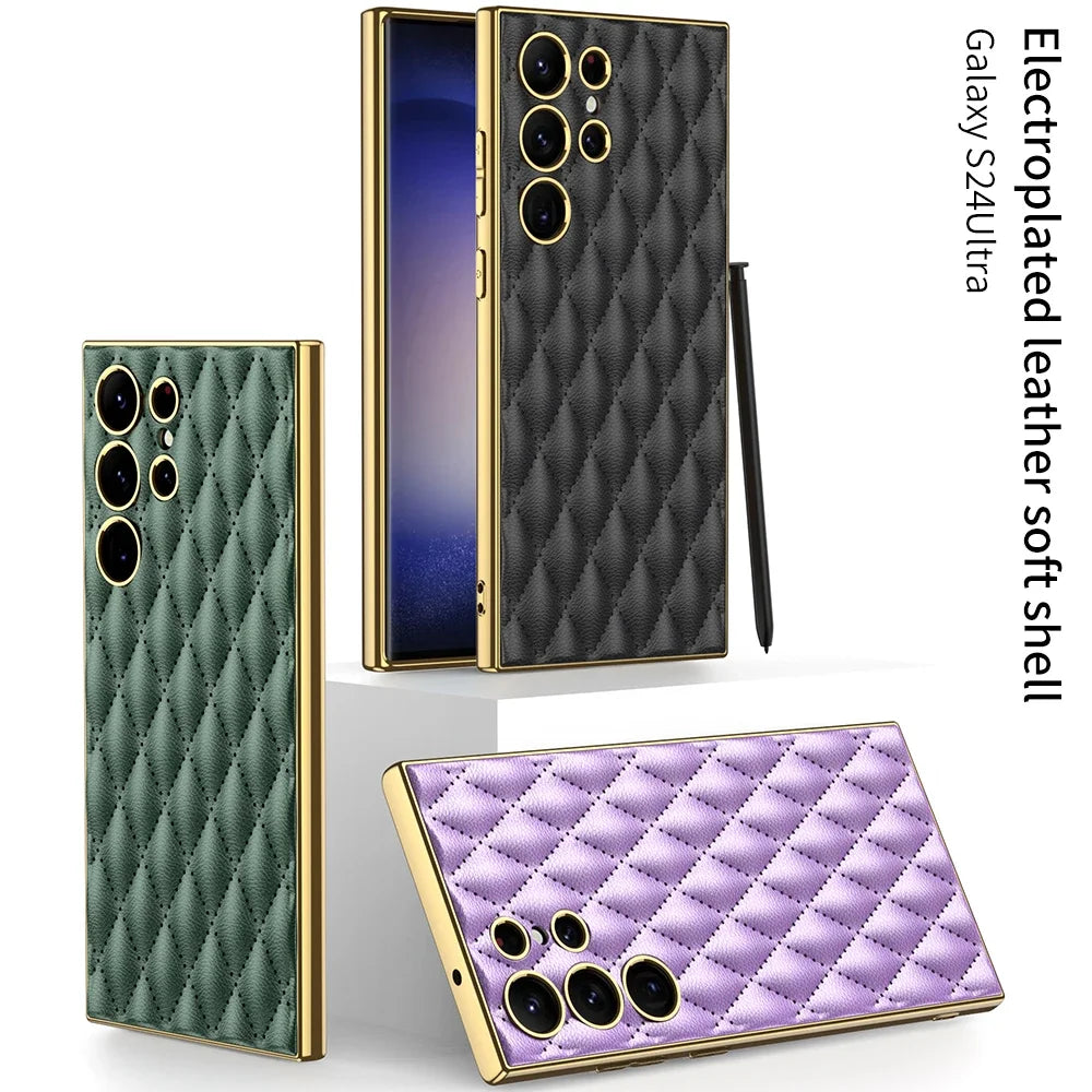 Samsung Galaxy S24 Luxury Leather Case - Odin case