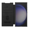Leather S24 Ultra Case with Card Slot & Camera Protection - Odin case