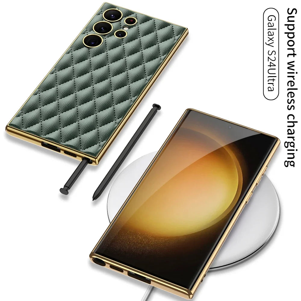 Samsung Galaxy S24 Luxury Leather Case - Odin case