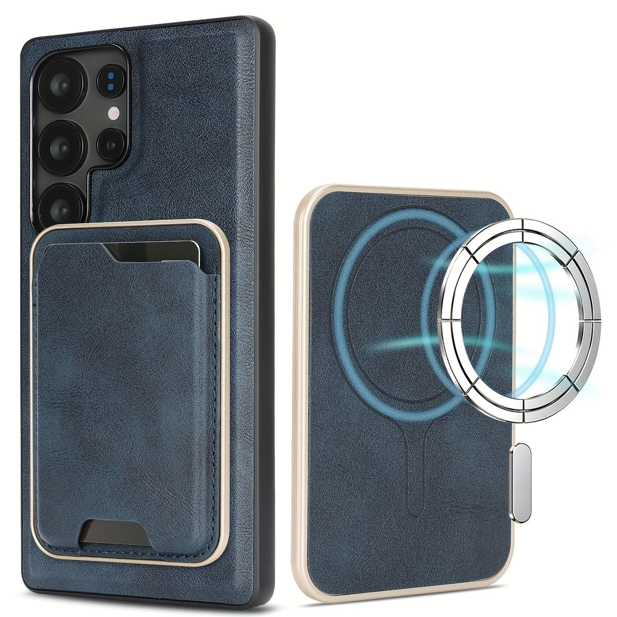 ExecLayer Pro – 2-in-1 Business Leather Wallet Case for Galaxy S Ultra & Plus Series