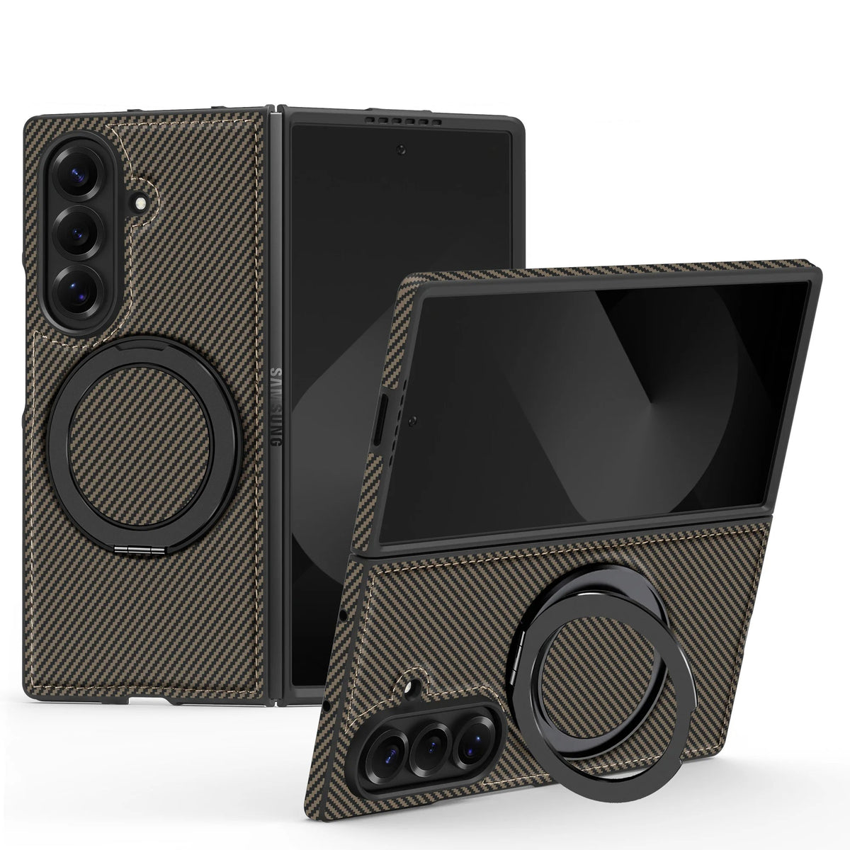 FoldArmor Carbon – MagSafe Ring Case for Galaxy Z Fold Series