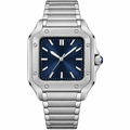 Large Blue Dial Stainless Steel
