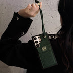 LuxeLeather™ Embossed Wallet Case