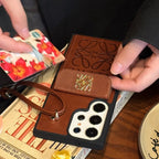 LuxeLeather™ Embossed Wallet Case