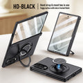 Luxury Magnetic Ring Stand Case with Hand Strap & Kickstand for Samsung Galaxy Z Fold